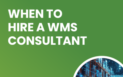 When to Hire a WMS Consultant